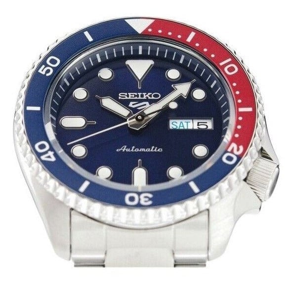 Seiko 5 Sports Automatic Blue Dial Silver Steel Strap Watch For Men - SRPD53K1 - Image 3